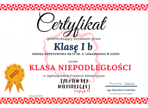 Projekt "Tydzień dla Niepodległej"