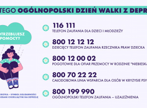 23 lutego - Ogólnopolski Dzień Walki z Depresją