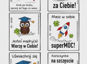 Trzymamy kciuki za Naszych Ósmoklasistów