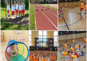 dzieci uprawiające sport